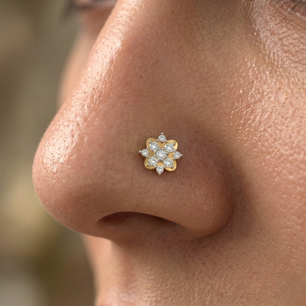 Abbigael Diamond Nose Pin