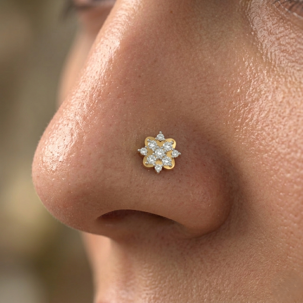 Abbigael Diamond Nose Pin