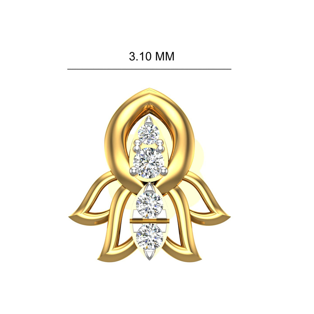 Lotus Diamond Nosepin