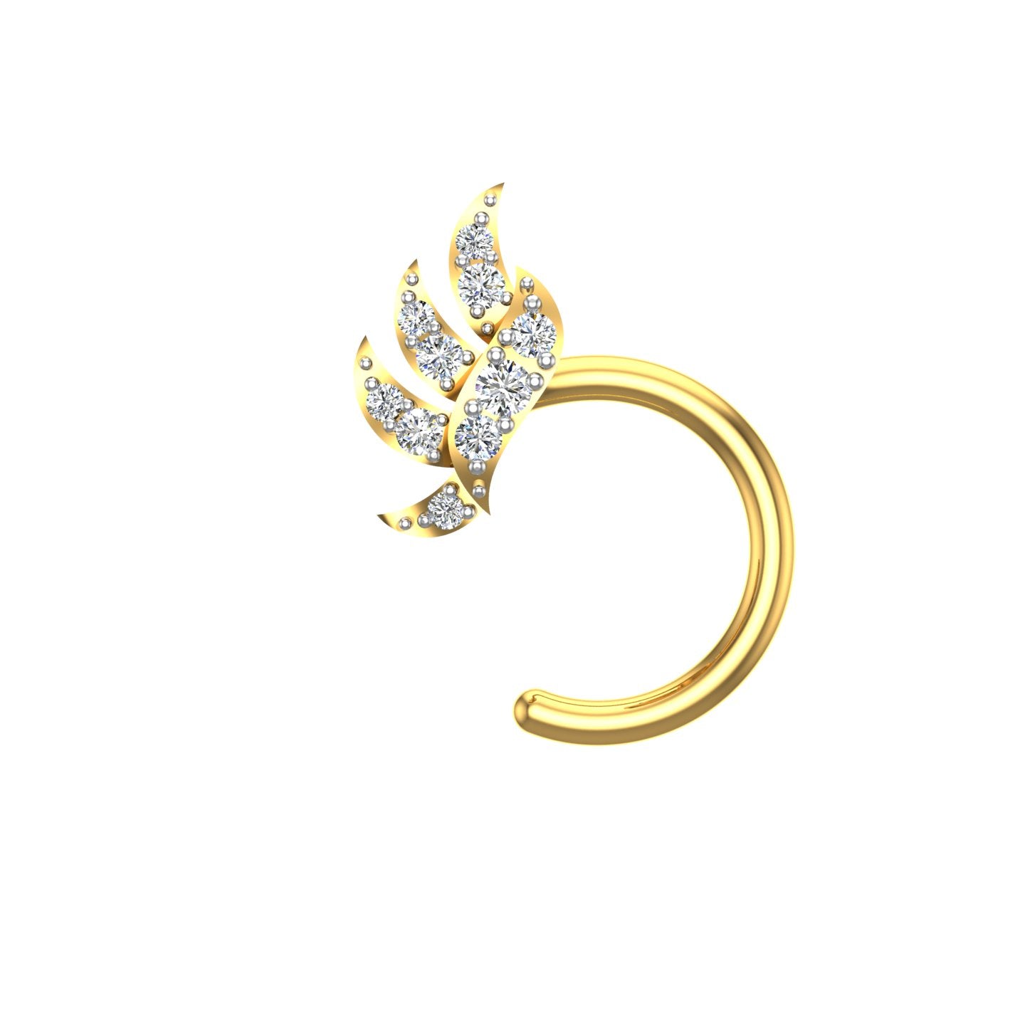 Buan Gold Nose Pin