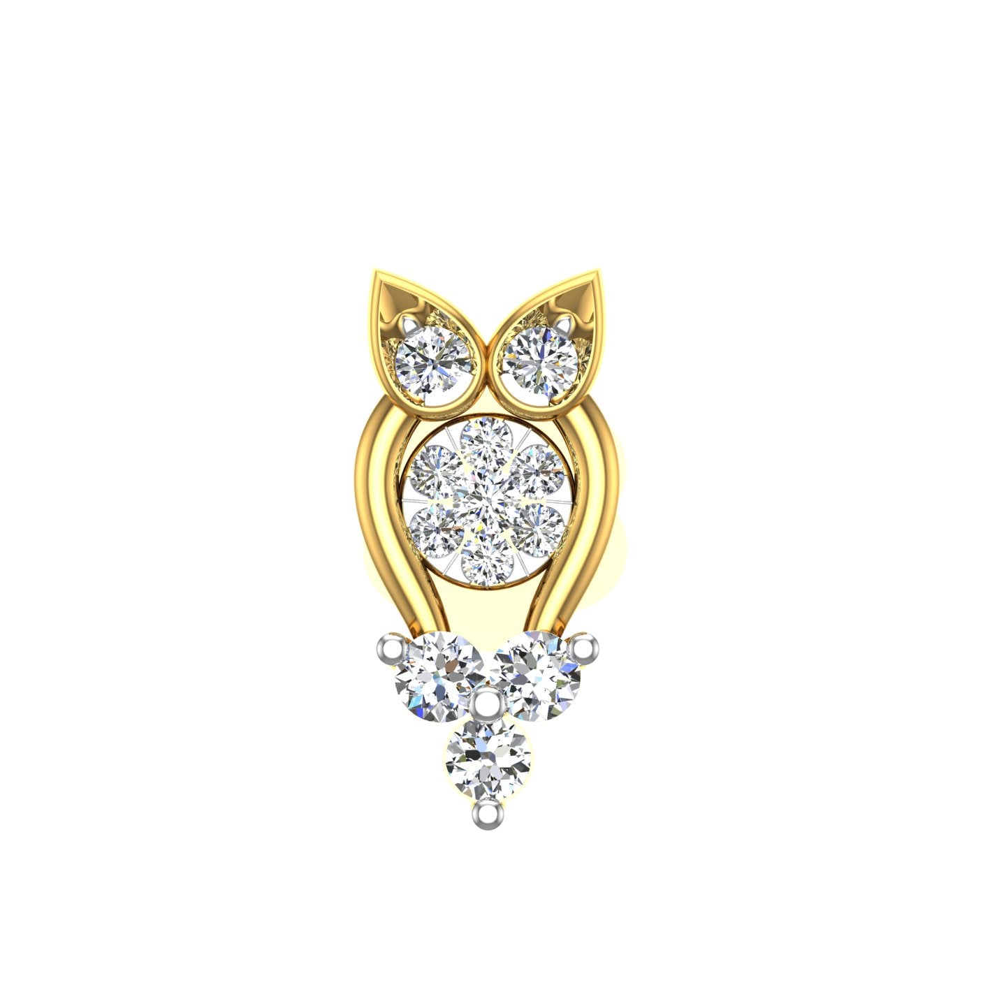 Agnetha Diamond Stud Nose Pin