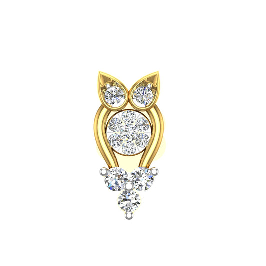 Agnetha Diamond Stud Nose Pin
