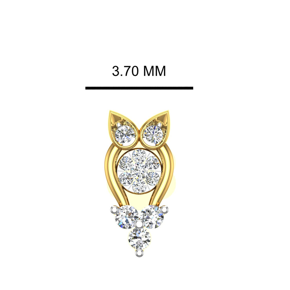 Agnetha Diamond Stud Nose Pin