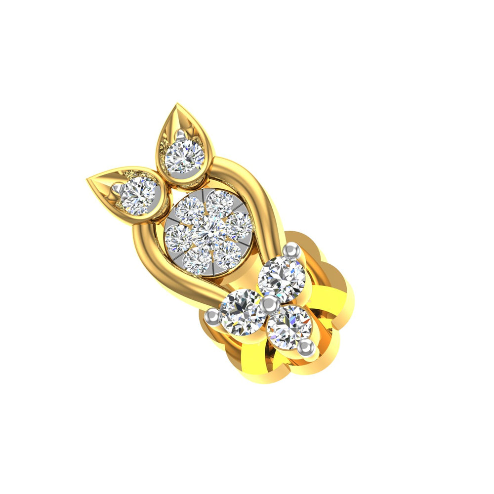 Agnetha Diamond Stud Nose Pin