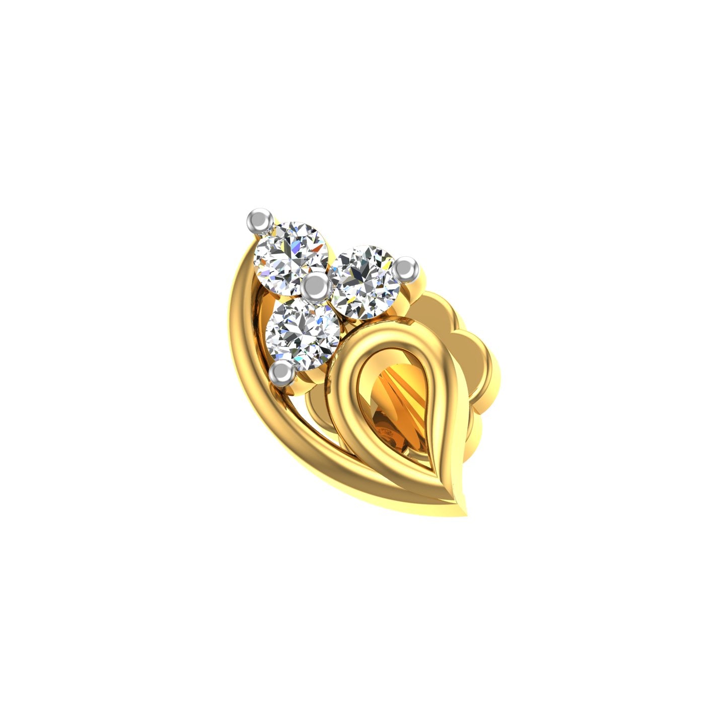 Dewdrop Diamond Nose Pin