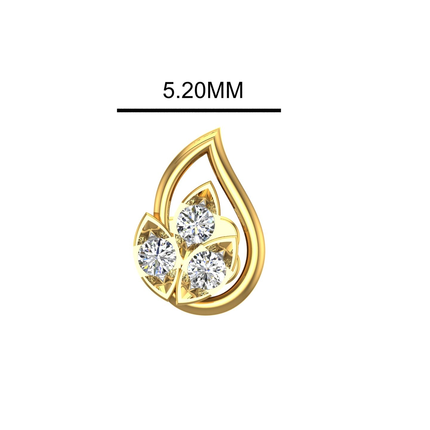 Hitaishi Diamond Nose Pin