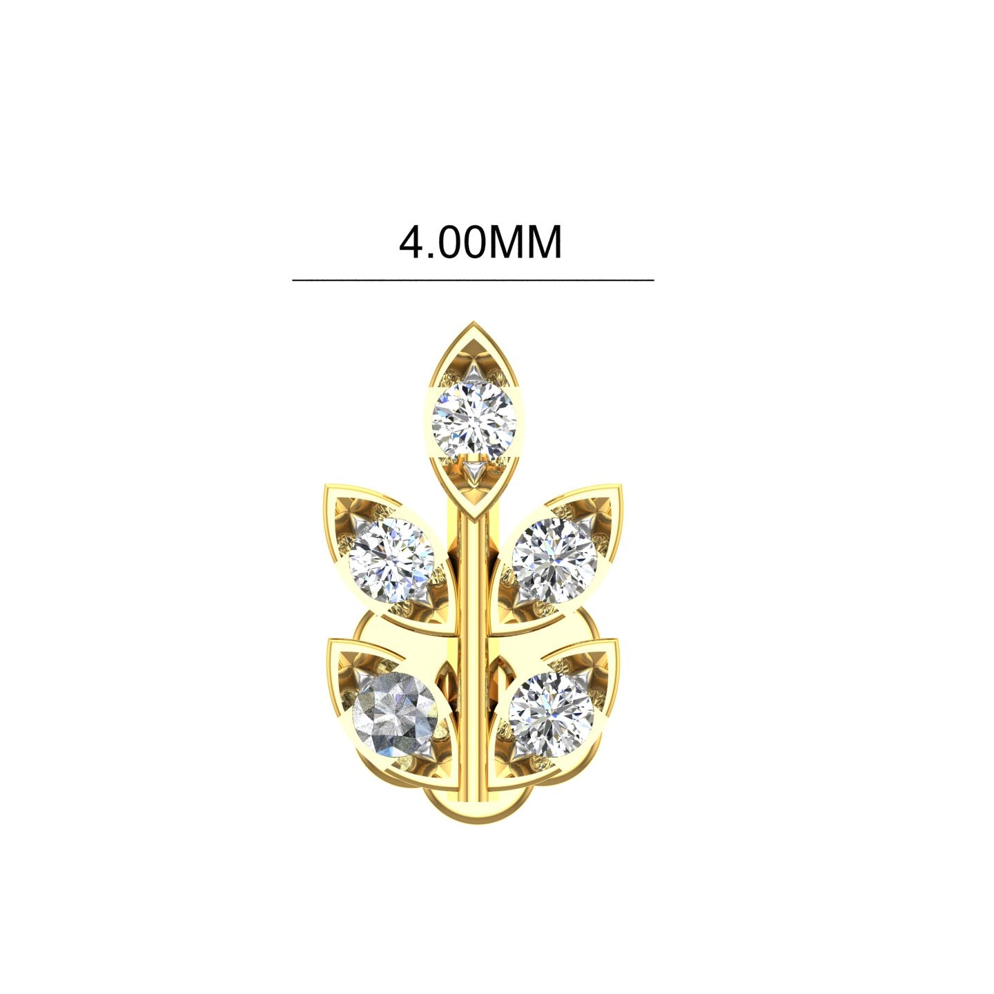 Vairam Diamond Nose Pin