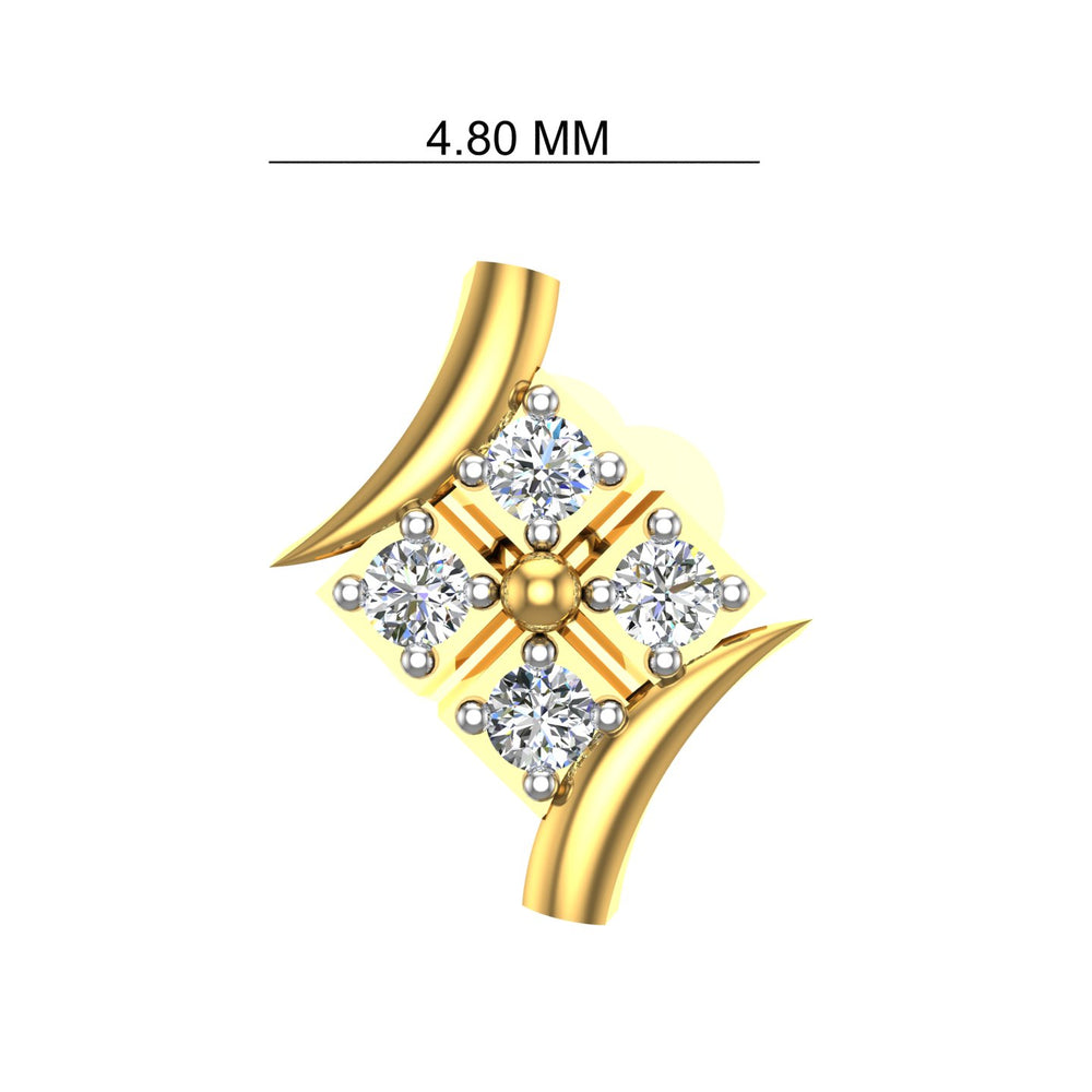 Bakula Diamond Nose Pin