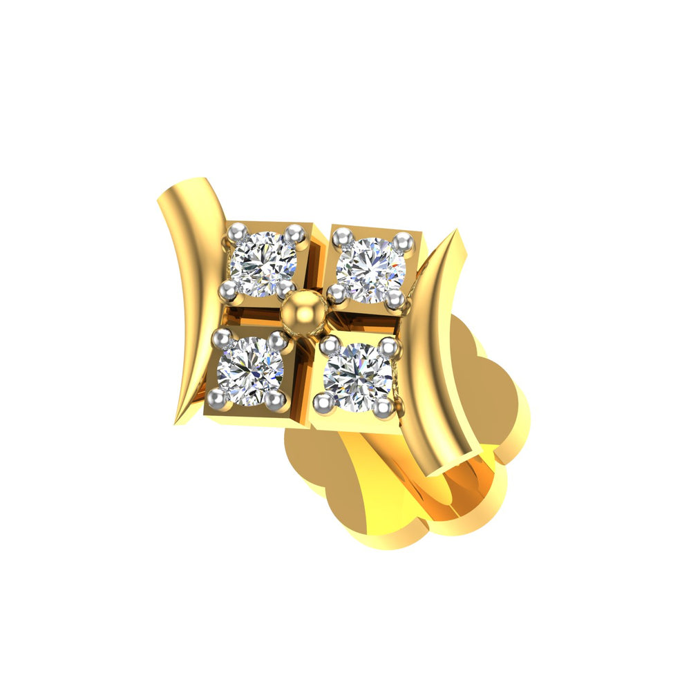 Bakula Diamond Nose Pin