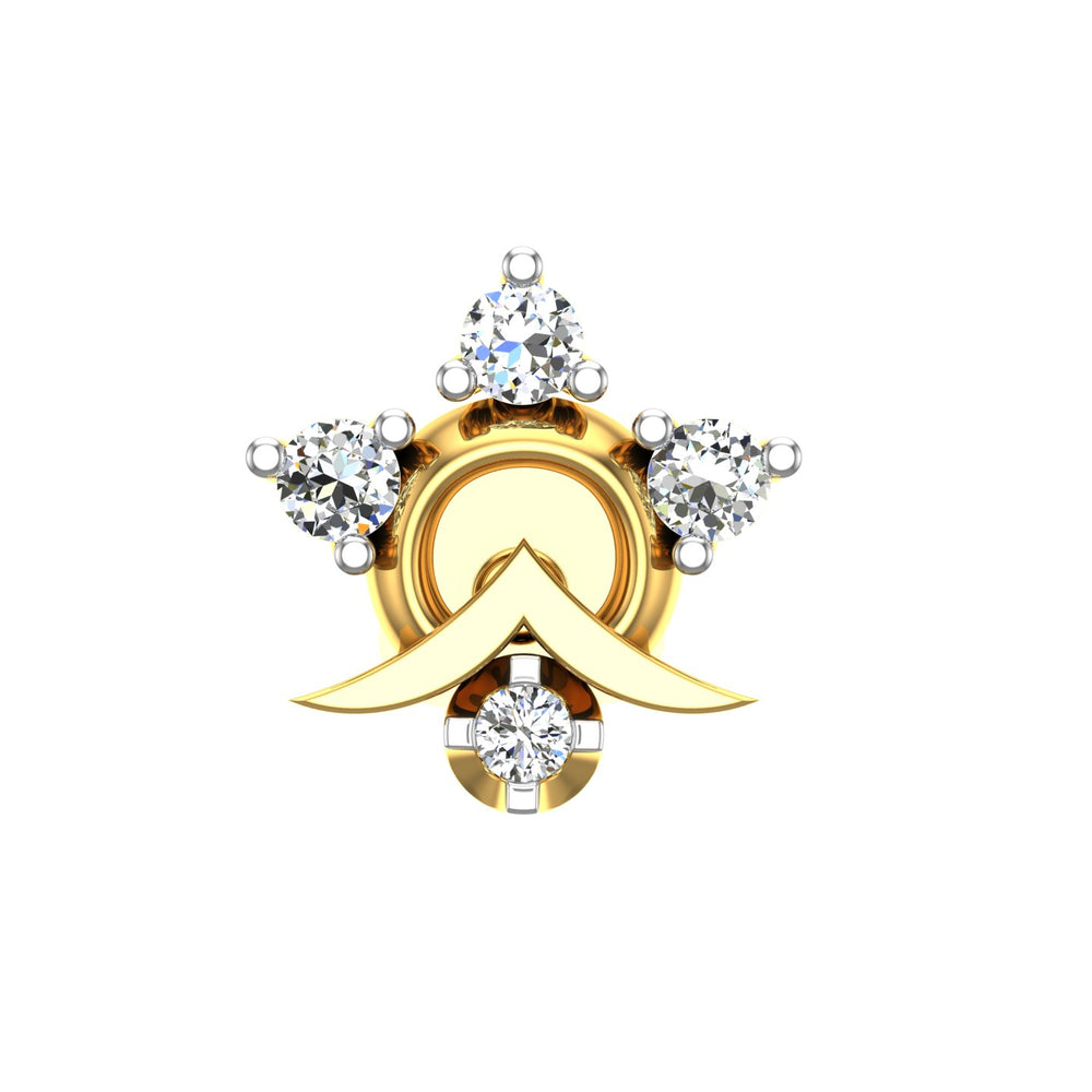 Chandrabindu Diamond Nose Pin