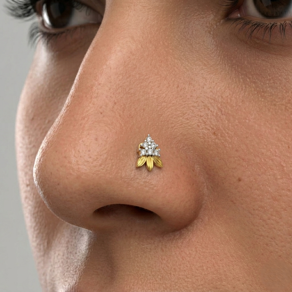 Hitaishi Diamond Nose Pin
