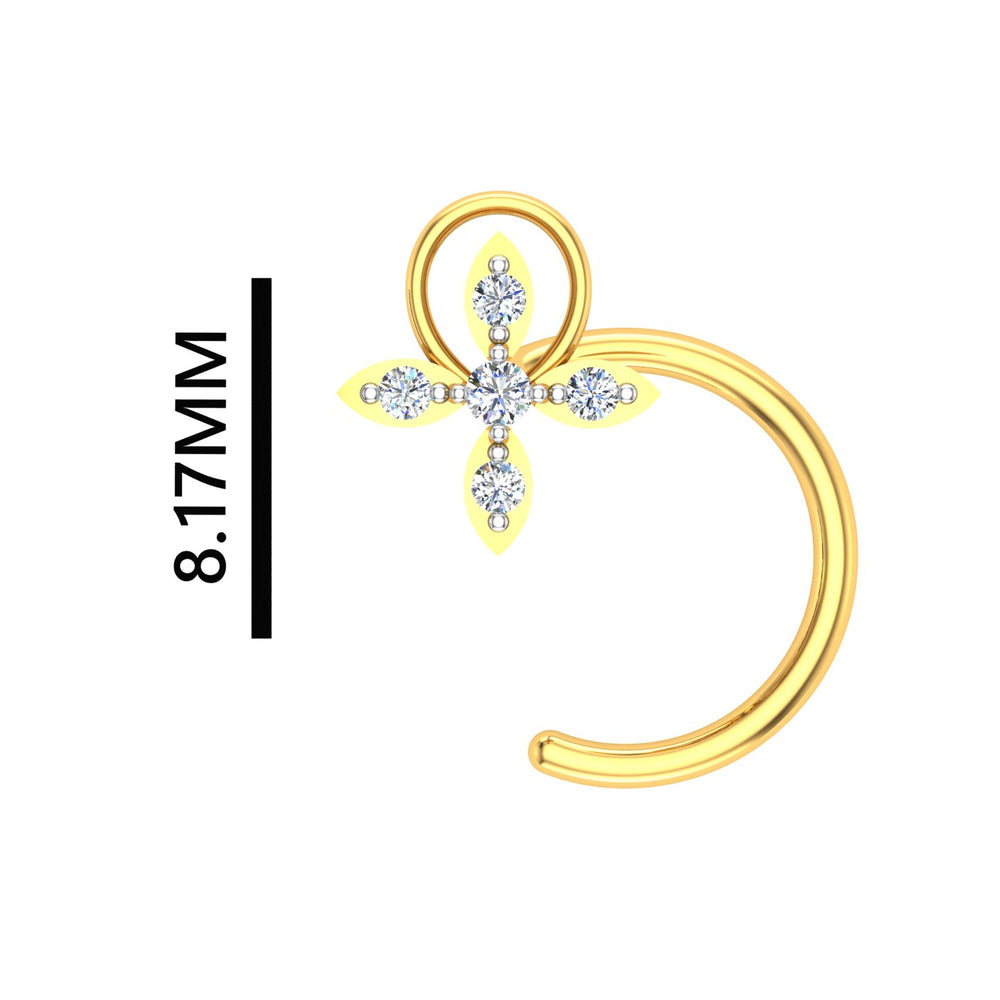 Celestelle Diamond Nose Ring