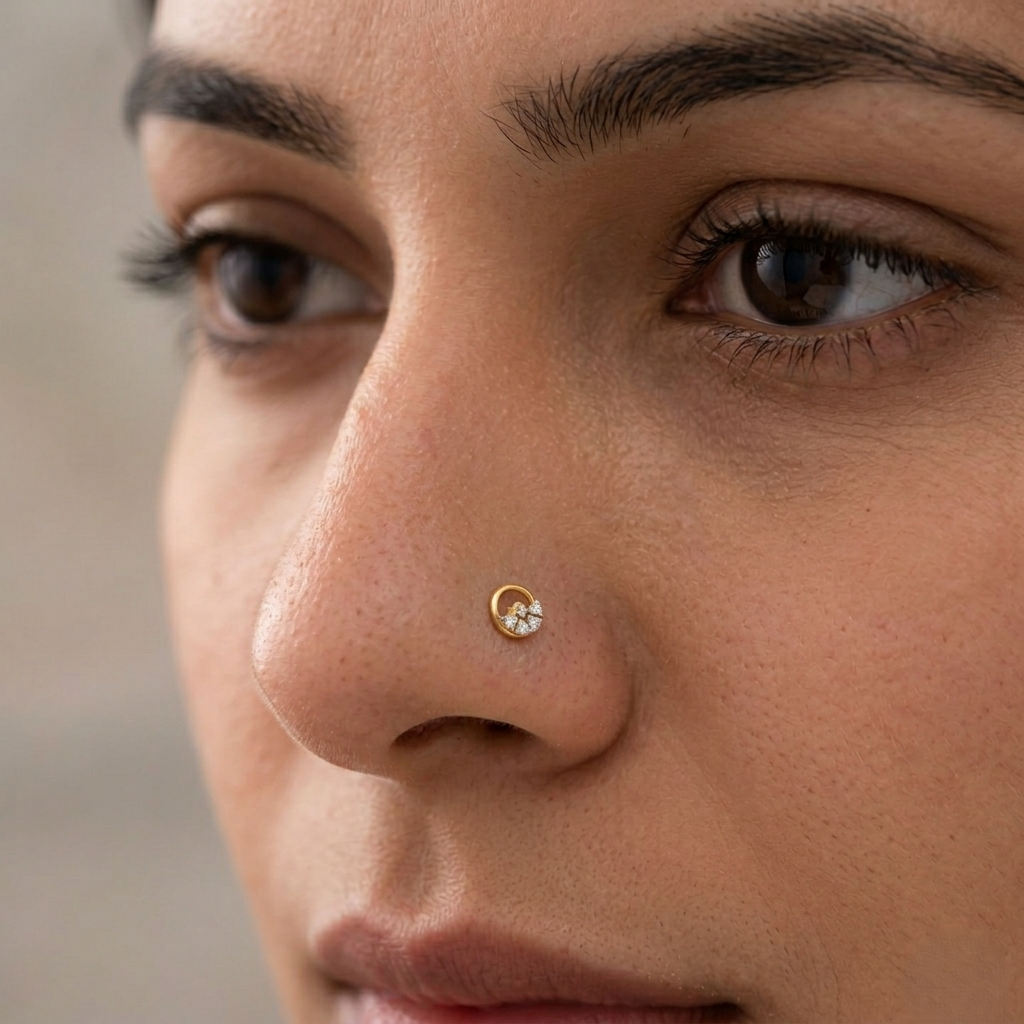 Triani Diamond Nose Pin