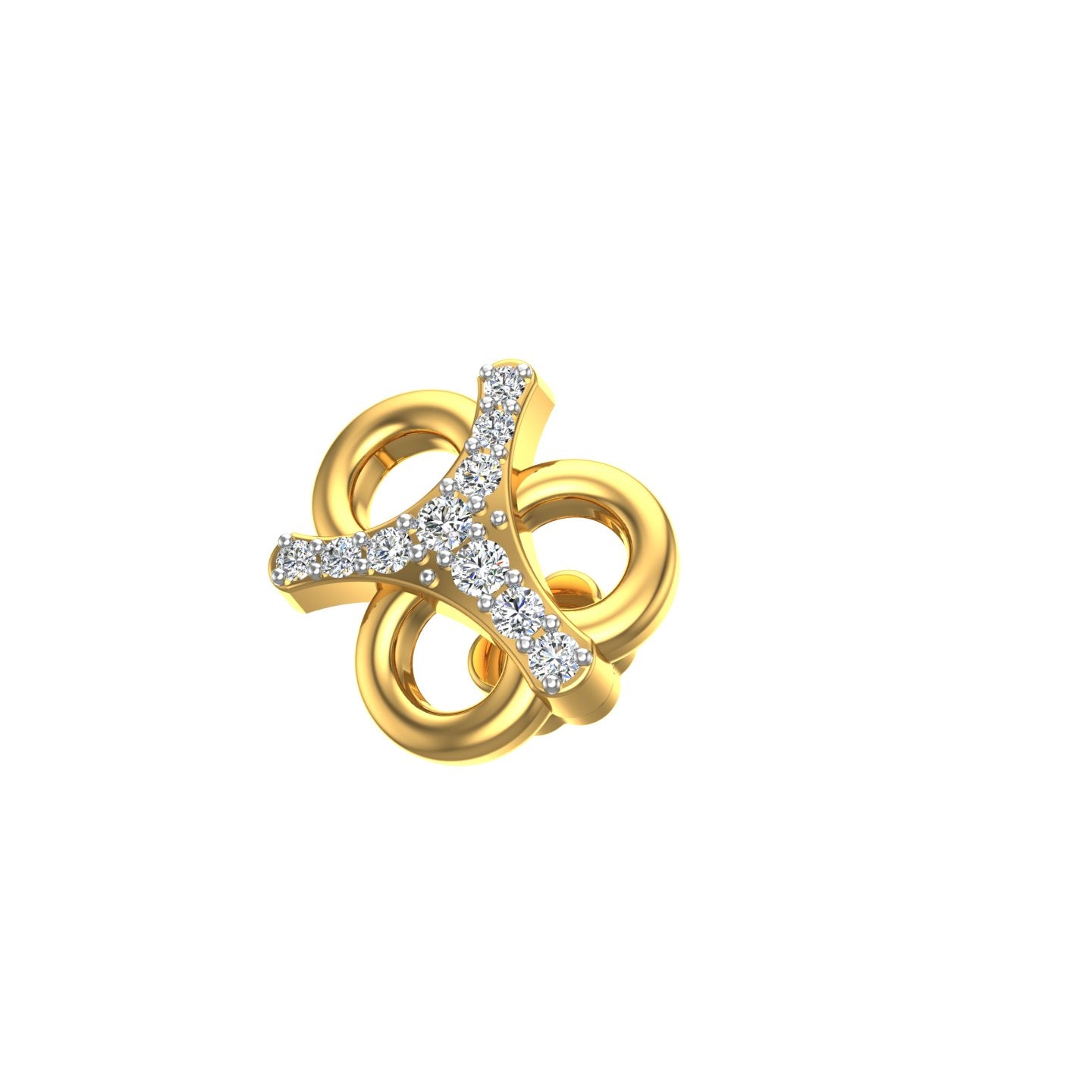 Aurevia Diamond Nose Pin