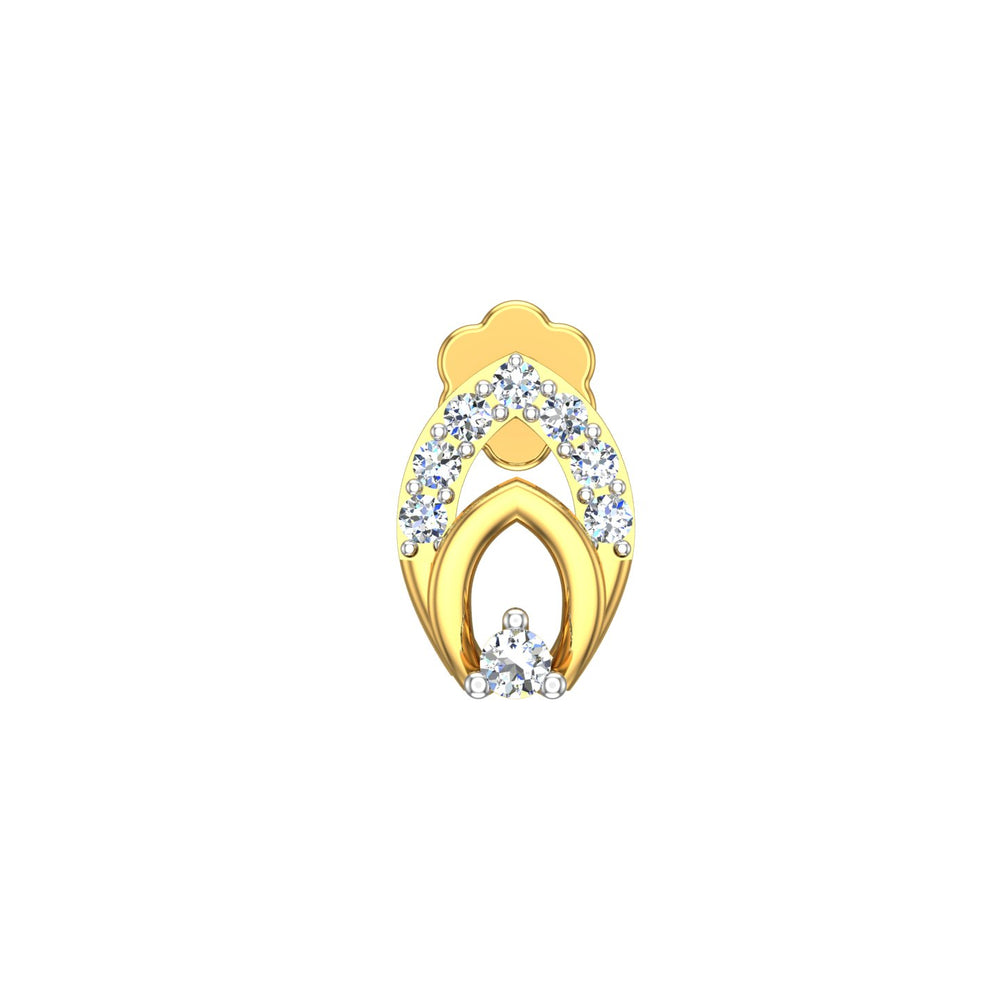 Aurielle Arc Diamond Nose Pin