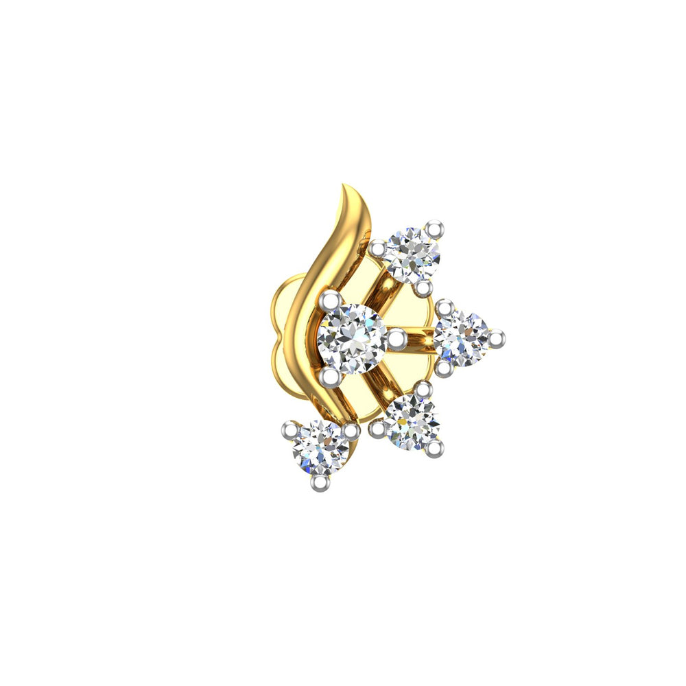 Celestial Spark Diamond Nose Pin