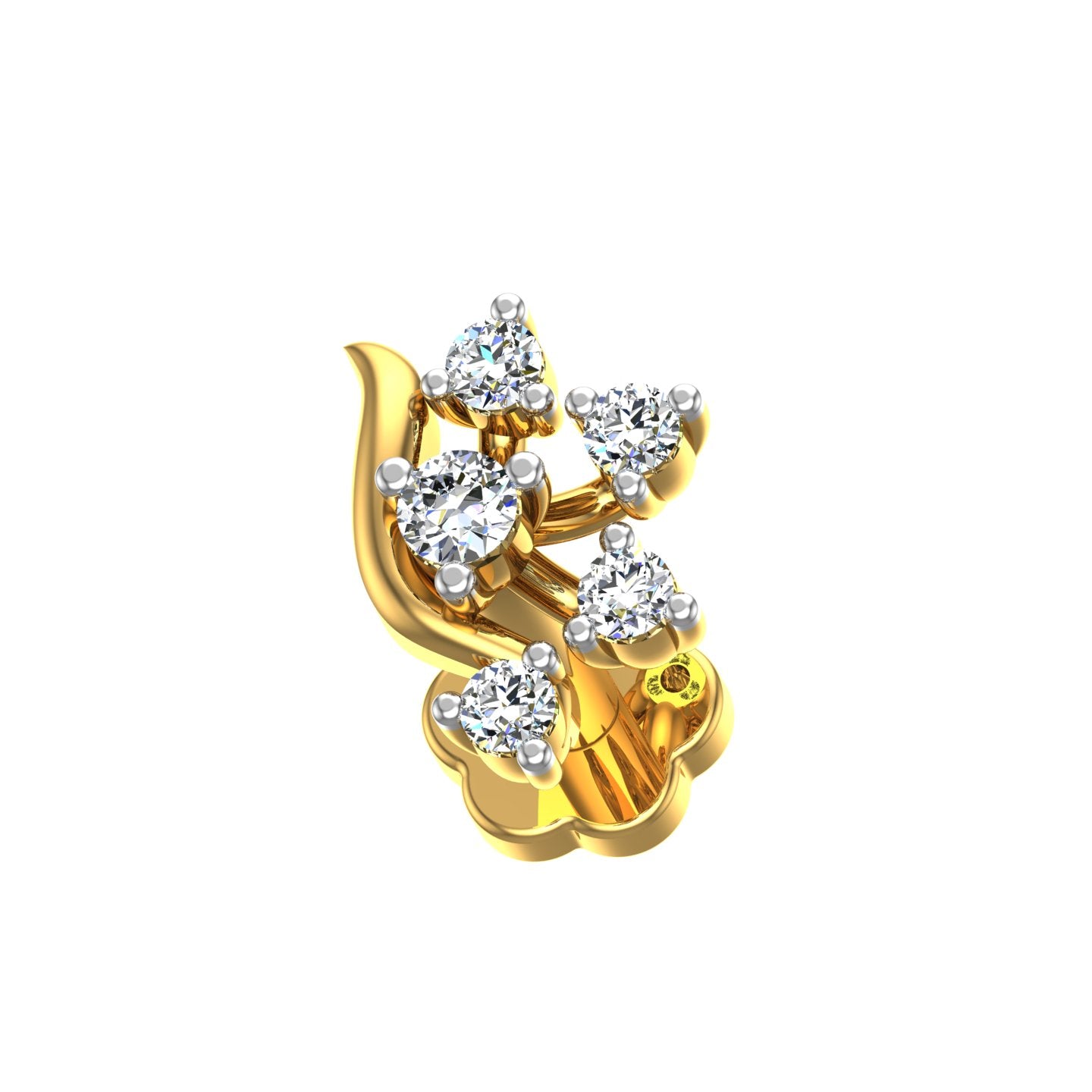 Celestial Spark Diamond Nose Pin