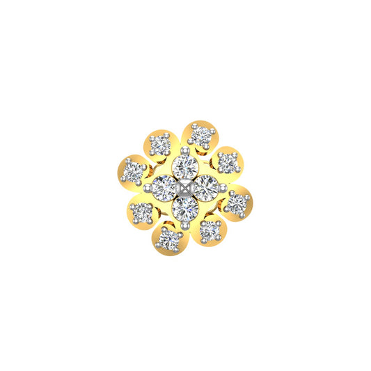 Sunblossom Diamond Nose Pin