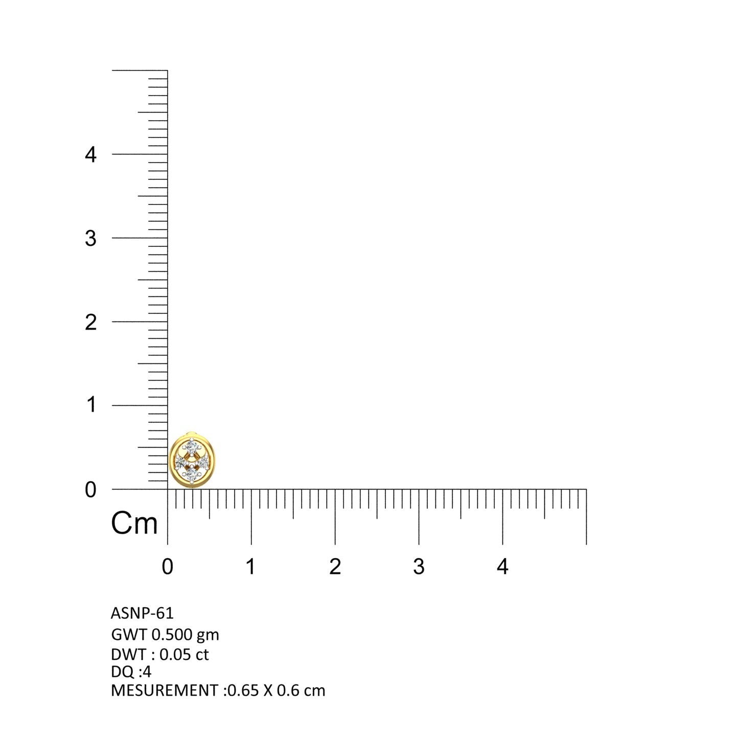 Celestia Orbit Diamond Nose Pin