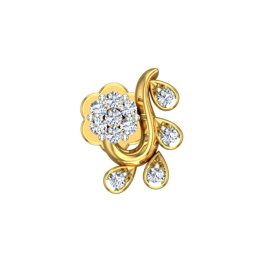 Flora Vine Diamond Nose Pin