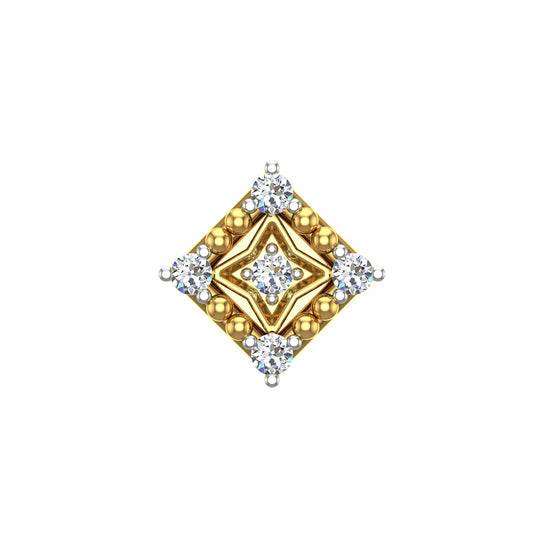 Royal Prism Diamond Nose Pin