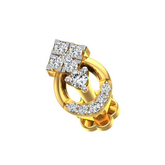 Celeste Halo Diamond Nose Screw