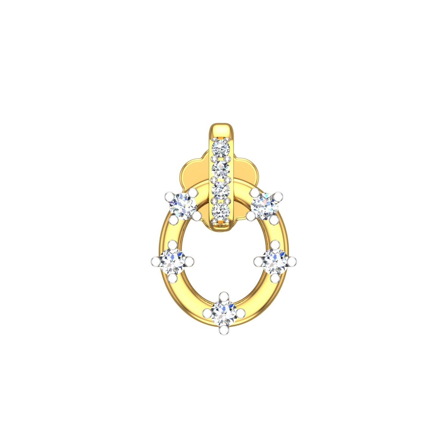 Celestial Orbit Diamond Nose Pin