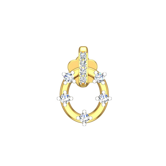 Celestial Orbit Diamond Nose Pin