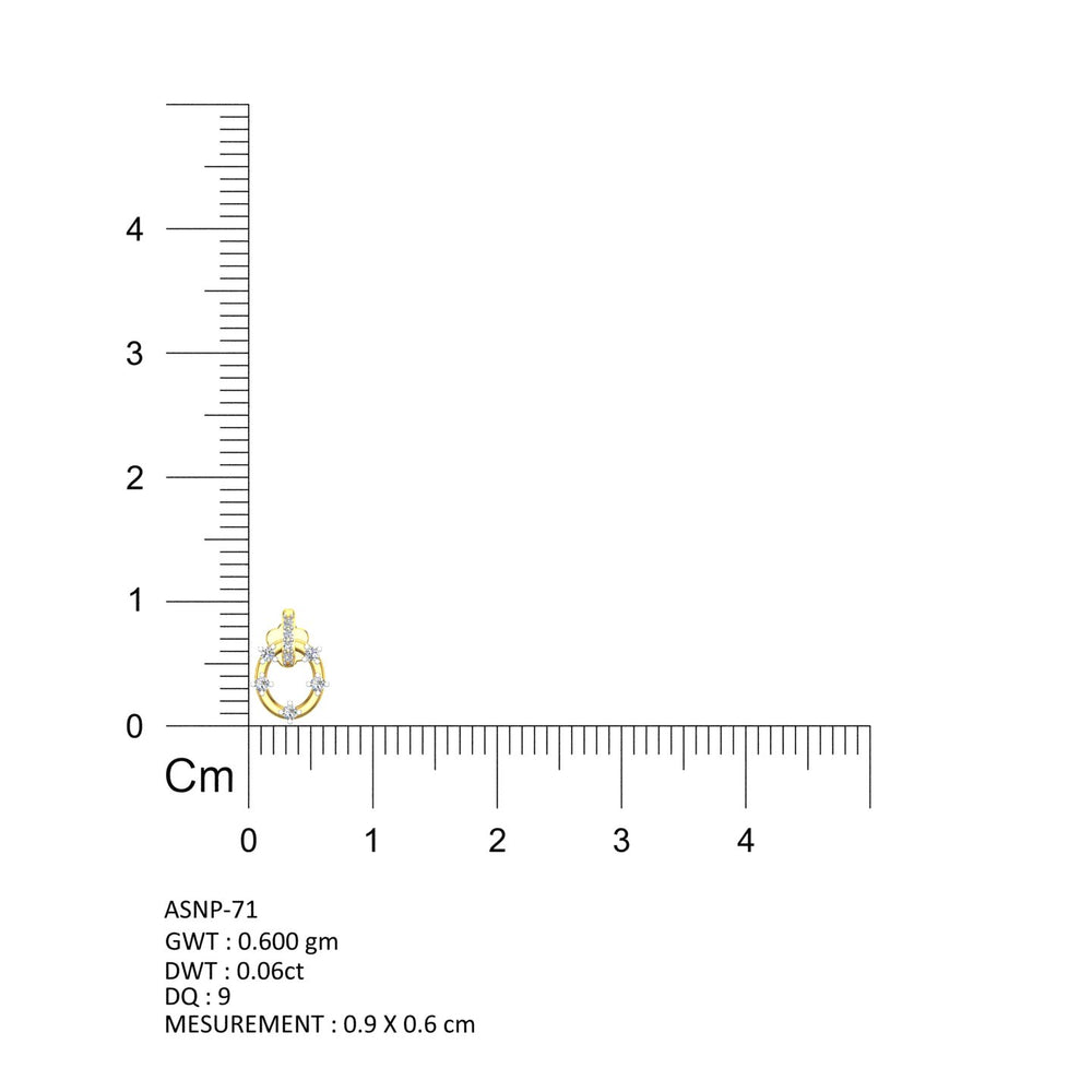 Celestial Orbit Diamond Nose Pin