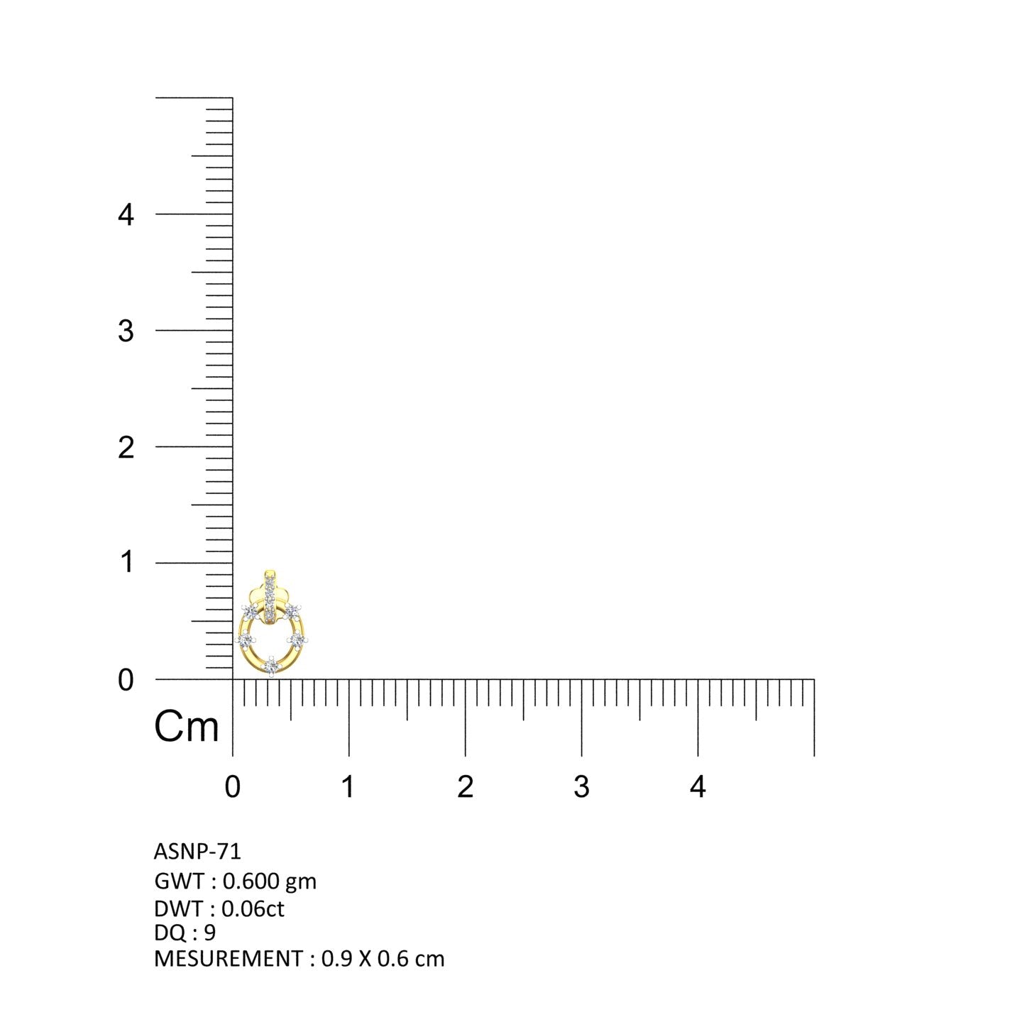 Celestial Orbit Diamond Nose Pin