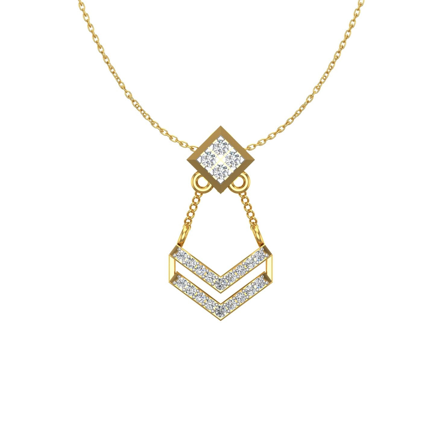 Chevron Royale Pendant