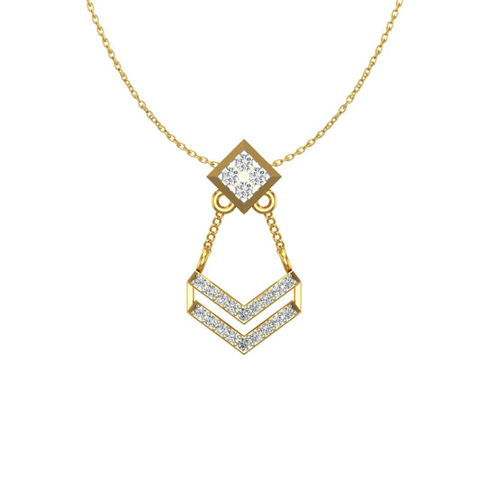 Chevron Royale Pendant