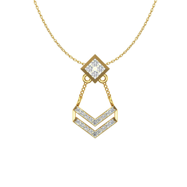 Chevron Royale Pendant