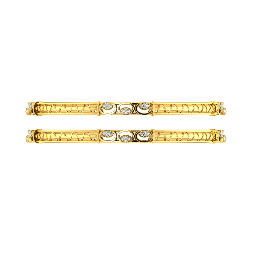 Infinity Orbit Diamond Bangles