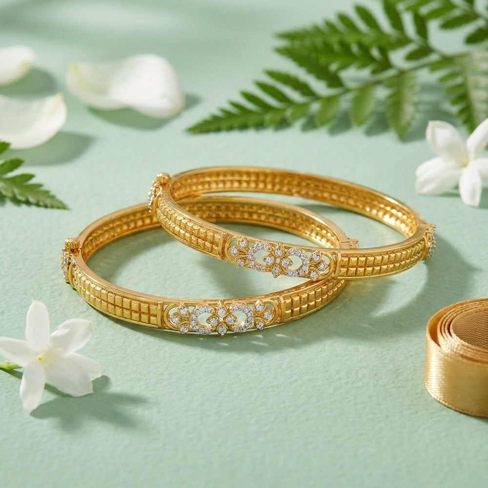Celestial Harmony Diamond Bangles