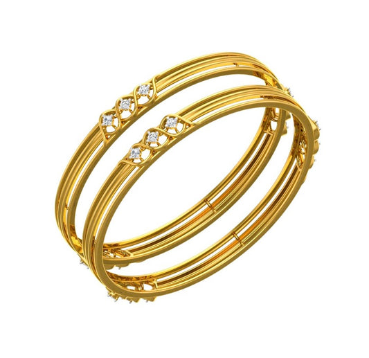 Stone-studded bangles