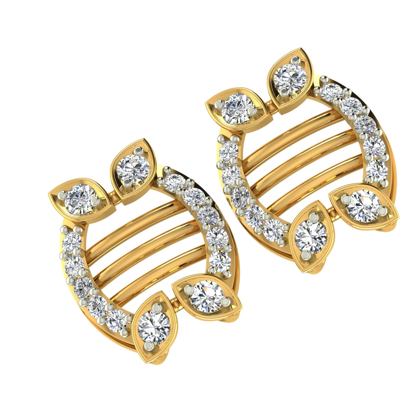 Regal Petal Crown Diamond Tops