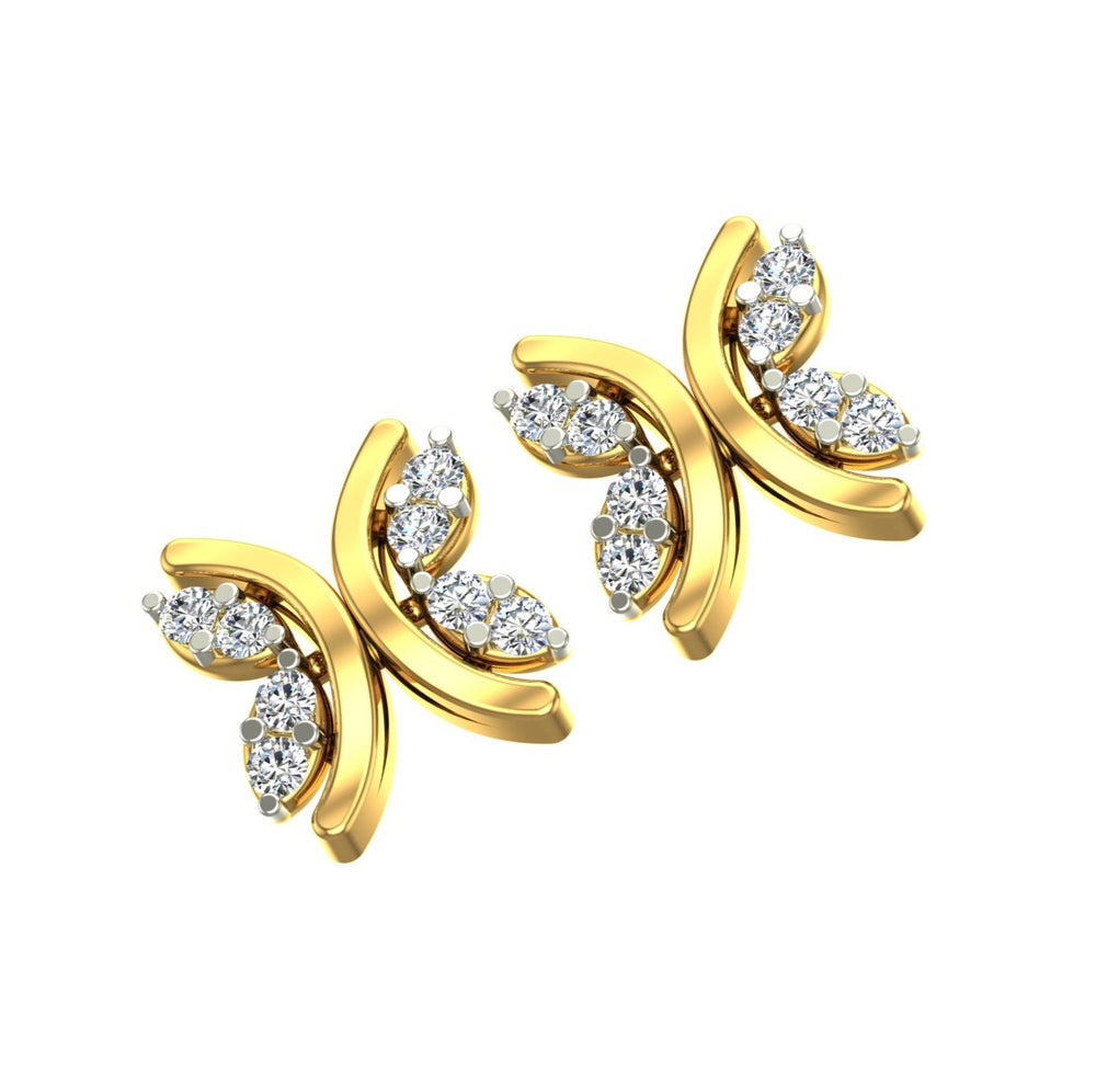 Twin Leaf Diamond Tops