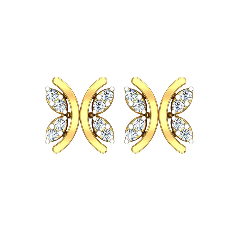 Twin Leaf Diamond Tops