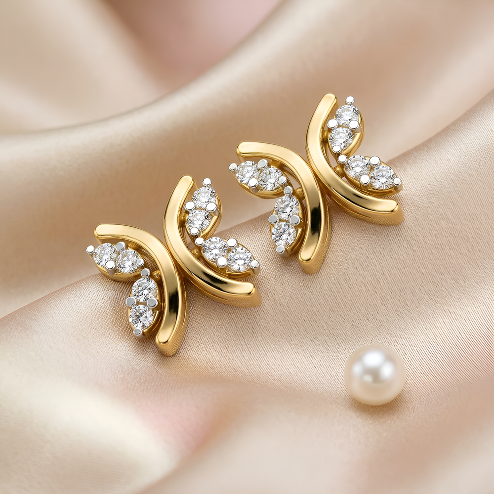 Twin Leaf Diamond Tops