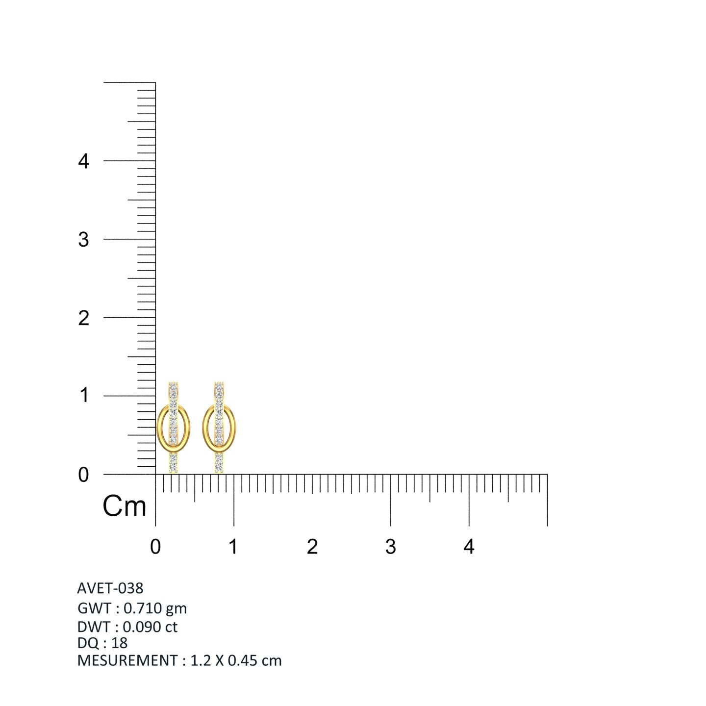 Orbit Line Diamond Tops