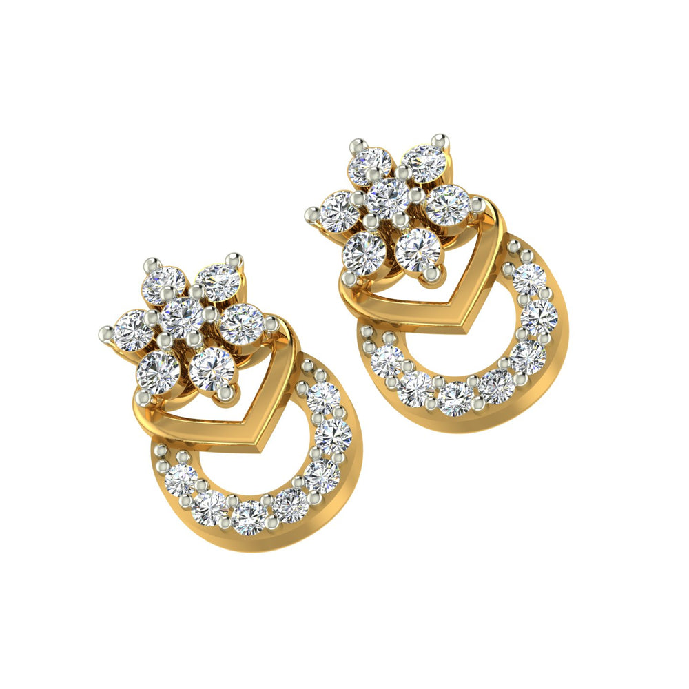 Flora Halo Diamond Tops