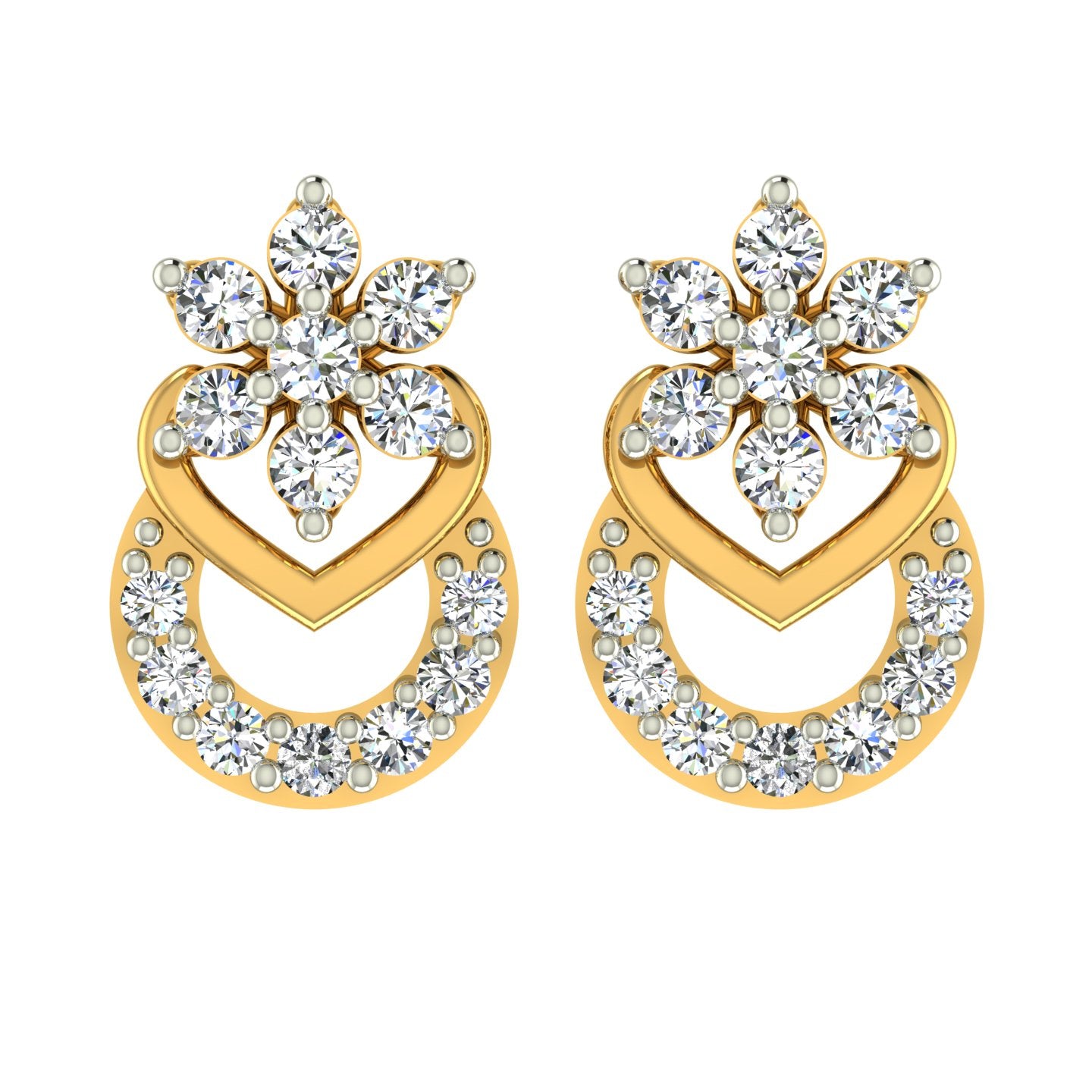 Flora Halo Diamond Tops