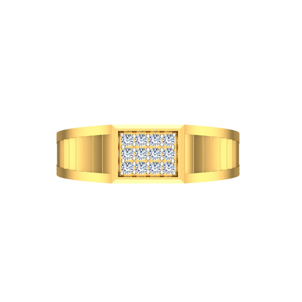Men's Diamond Signet Ring