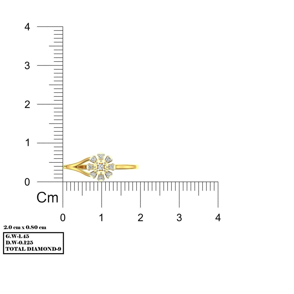 Celestial Bloom Diamond Ring