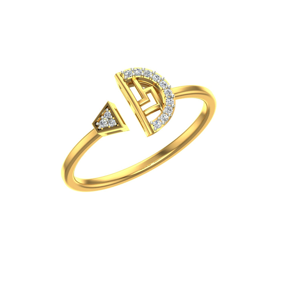 Luna Arc Diamond Ring