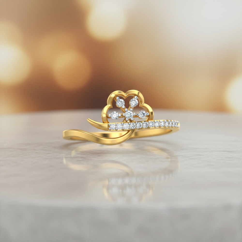 Royal Blossom Diamond Ring