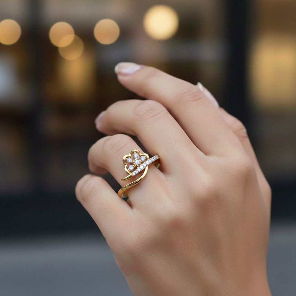 Royal Blossom Diamond Ring