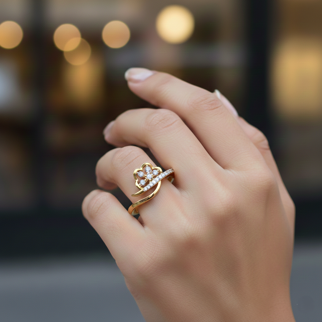 Royal Blossom Diamond Ring