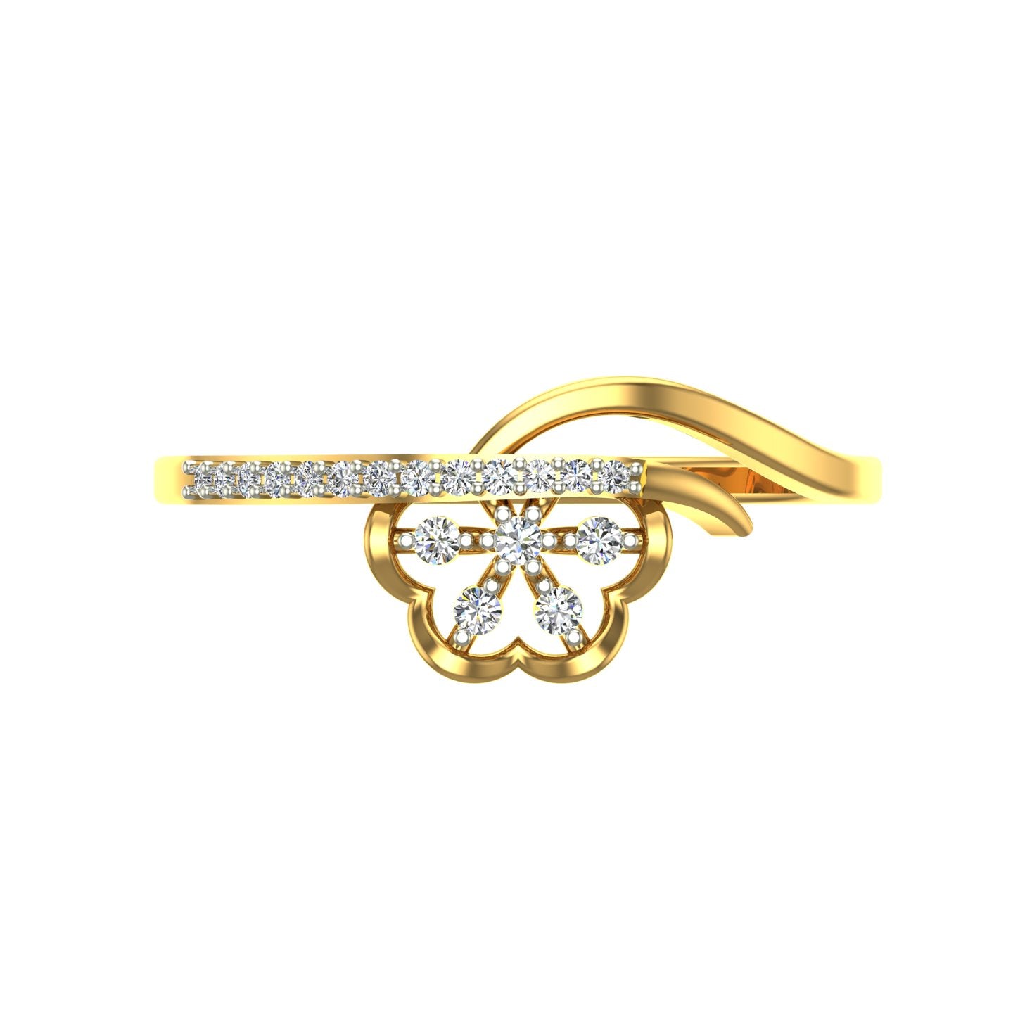 Royal Blossom Diamond Ring